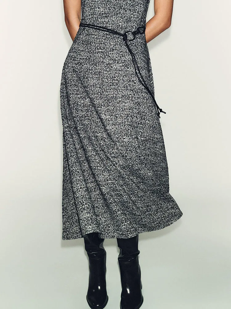 الراقية الشتاء وصول جديد المرأة الدكتور ZA2025 مع حزام فيد عالية الياقة 3644200 084 Ele العرقية Sle المرحلة زي #2