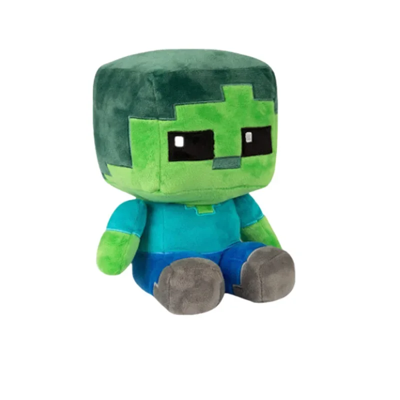 Figura de juego de 20cm, muñeco de peluche de animales de mis mundos, cerdo, Enderman, Creeper, oveja, peluche, colección suave, regalo de Navidad