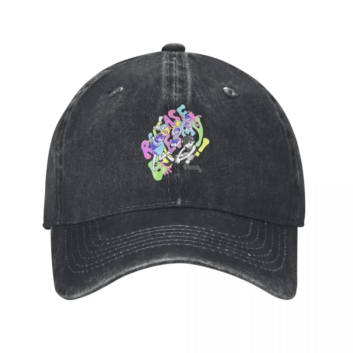 Omori Omocat Game T-Shirts Merchandise Daily Streetwear demin Trucker Hat Breathable Design Men's Hats Baseball Cap Men
