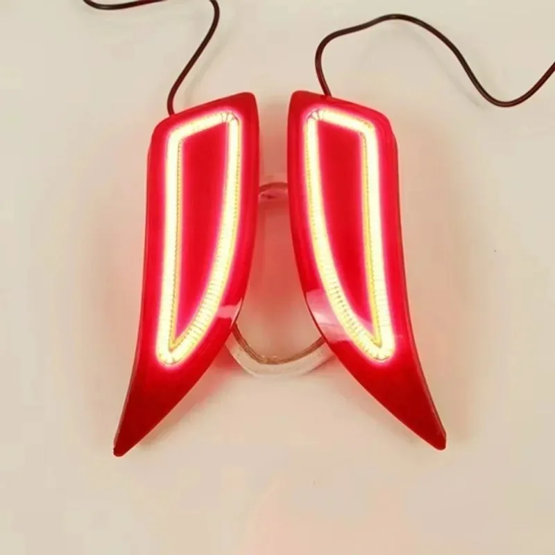 

New for 2015 2016 Rear Fog Lamp Warning Light Stop Lamp Running 1 Pair Brake Light Rear Bumper Reflector Light