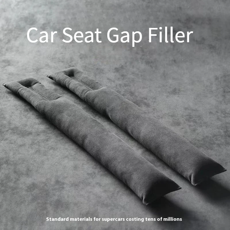 Rellenos universales para espacios de asiento de coche, accesorios de Interior de coche de cuero de ante, tiras de fugas para asiento de coche