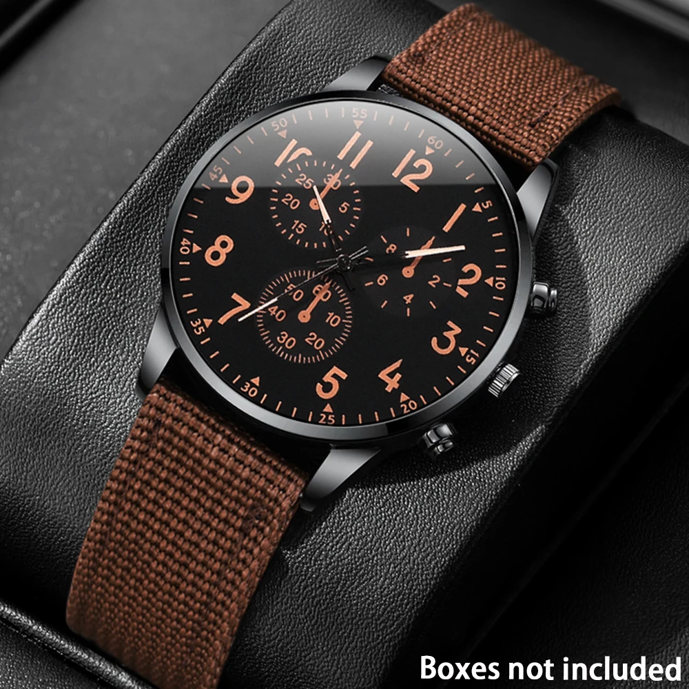 5Pc Men's Quartz Watch, Gifts For Parties, Valentine's Day, New Year's Day, Halloween, And For Friends And Family