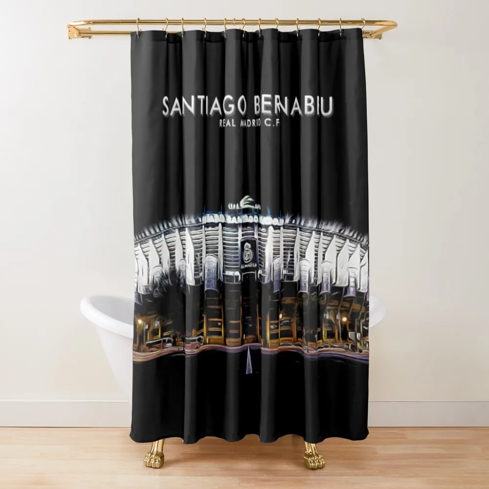 bernabeu stadium Shower Curtain Bathroom Fabric Bathroom For Shower Curtain