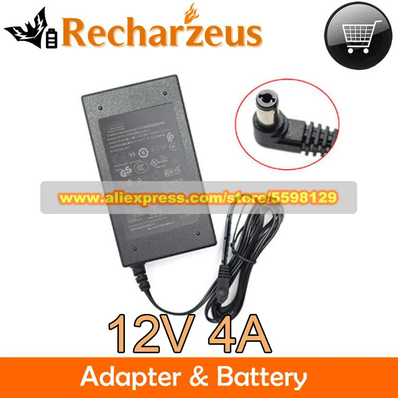 

Genuine 12V 4A 48W AC Adapter DB-48A12 Charger for Aruba R3K00A AP-AC2-12B Power Supply 5300-1037 5.5x2.1mm