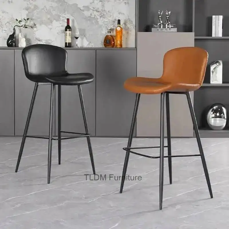 High Garden Metal Nordic Chairs Swivel Para Bar Bar Stools Minimalist Office Sillas Accent Comedor Restaurant Furniture Sets