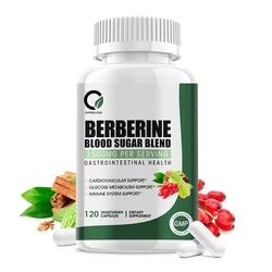 Berberine HCL with Ceylon Cinnamon for Metabolism & Cholesterol Support, GI Support & Immune Support Vegan, Gluten Free