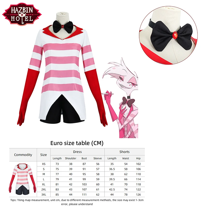 

Толстовка с перчатками, наряды на Хэллоуин, Hazbin Hotel, карнавальный костюм, женские костюмы, платье