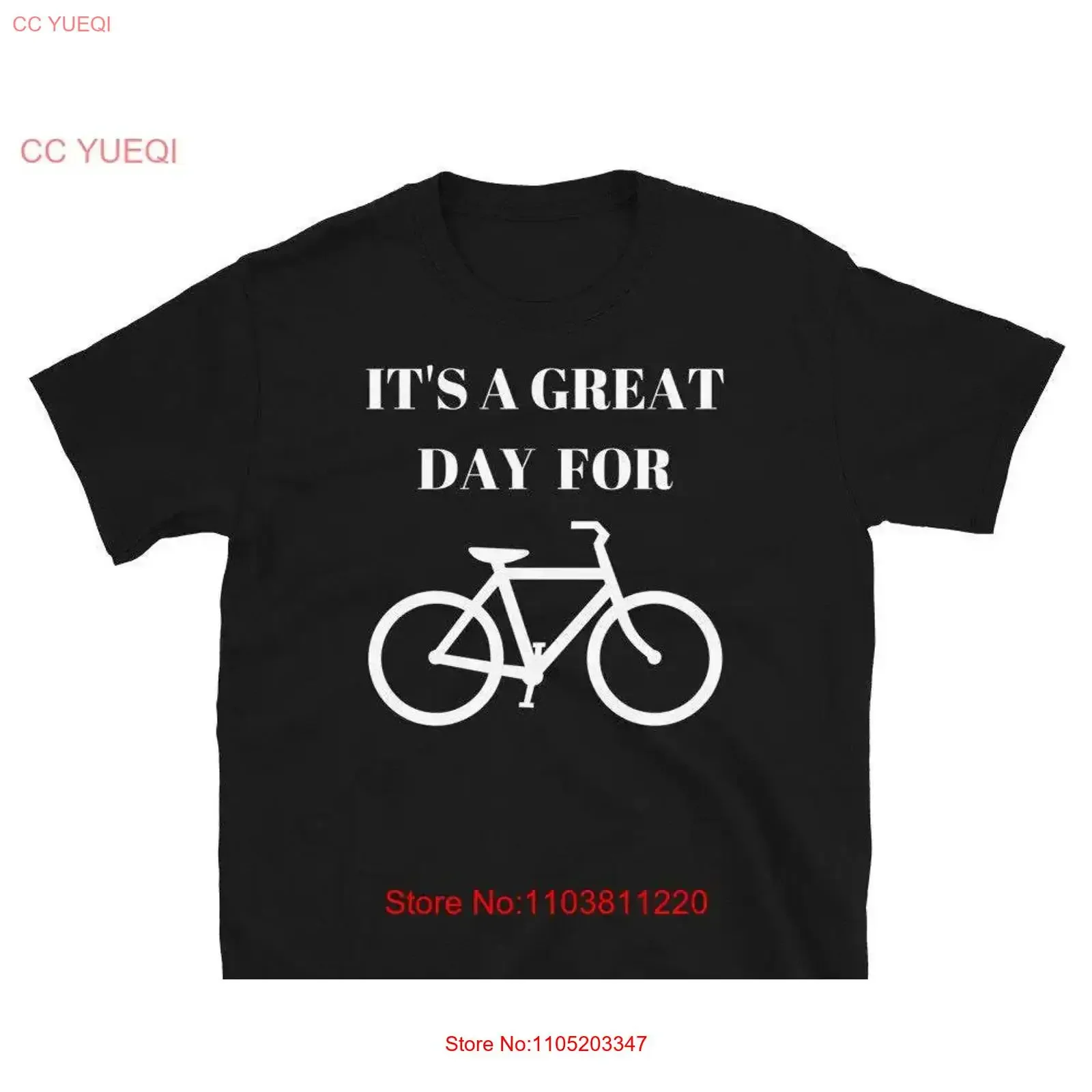 تي شيرت قطني لركوب الدراجات، إنه يوم رائع لمحبي الدراجات الهوائية، عتيق مغسول للجنسين، أزياء الملابس الممتدة