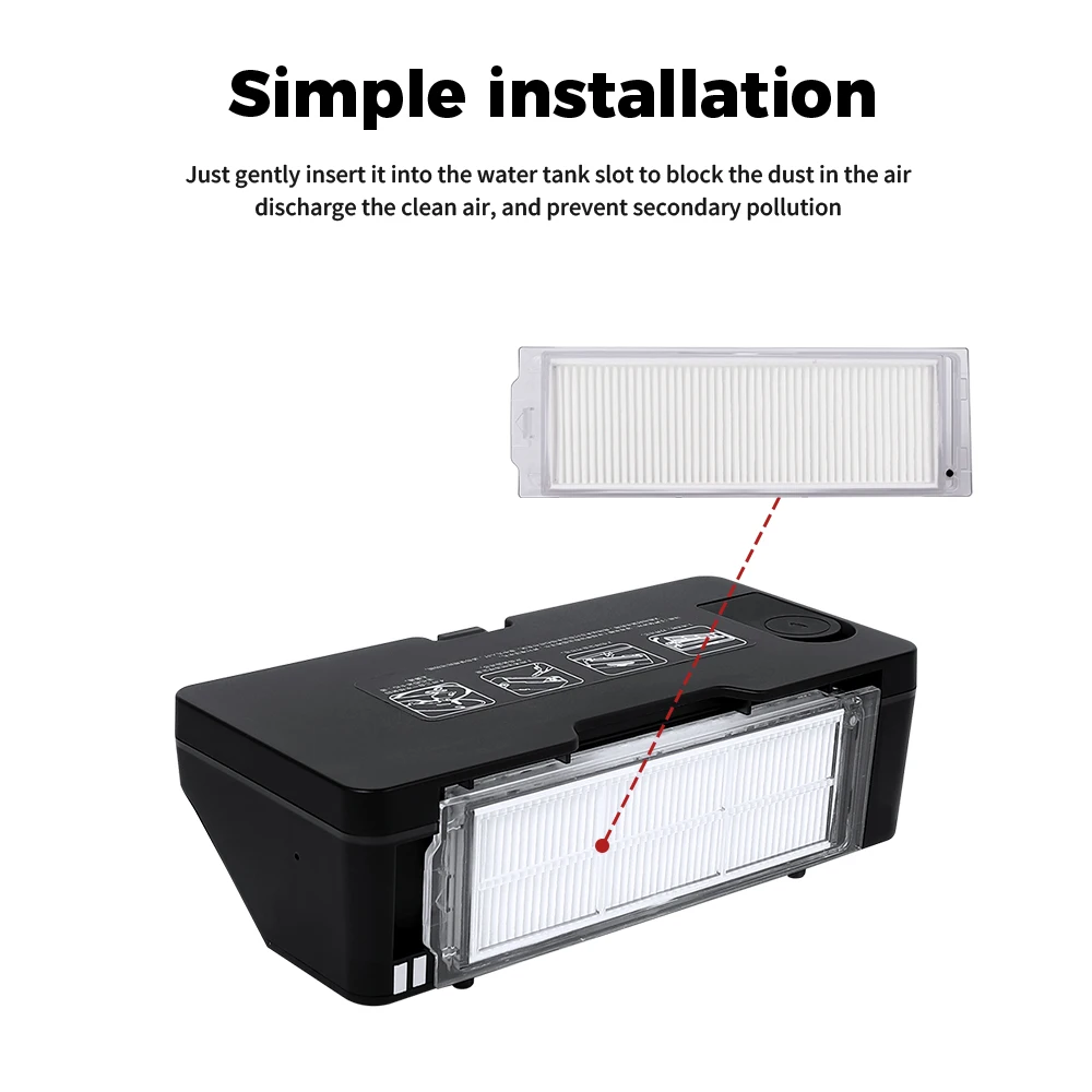 Filtro Hepa para Xiaomi S10 Mijia 3C /Mop P/Mop 2S /Pro STYTJ02YM / XMSTJQR2S/Viomi V2 PRO/V3/SE accesorios de Robot limpiador