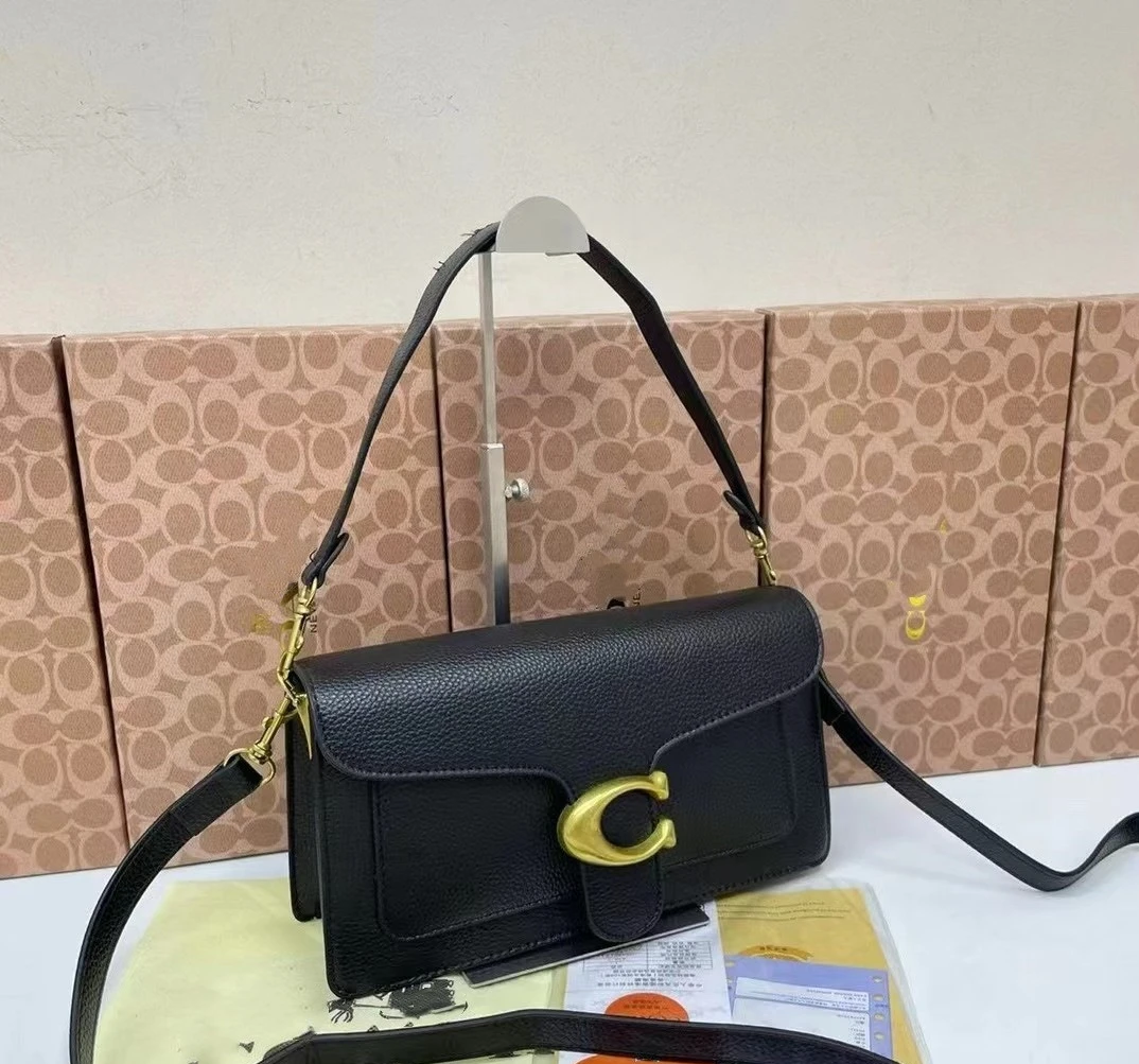 

New Lychee Pattern Small Square Bag for WomenY2K Versatile High Quality Texture Solid Color Handheld Single Shoulder Mommy Bag