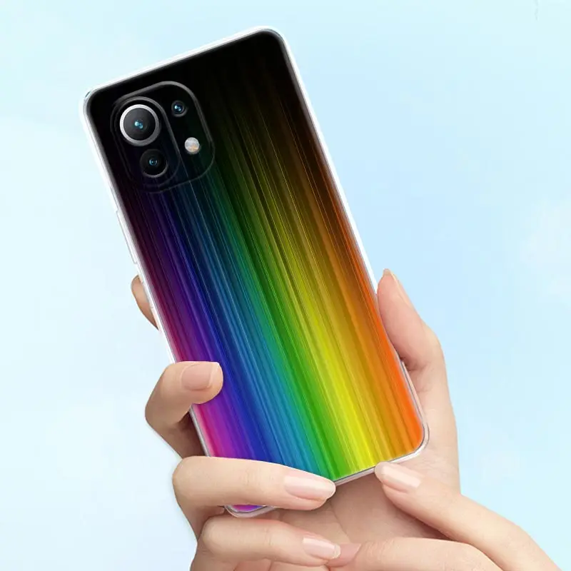 حافظة لهاتف شاومي 12T Pro 12 11X 10T 11T 13 Pro نوت 10 9T غطاء شفاف للمثليين المثليين LGBT