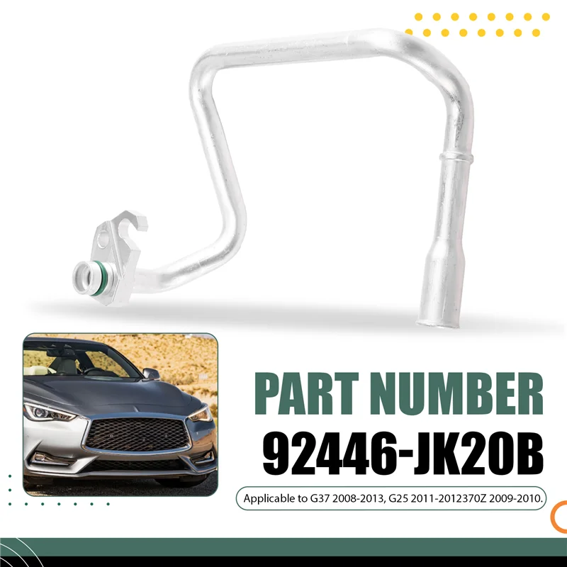 

Condenser Compressor Line Hose 92446-JK20B Kit For Infiniti Nissan Q40 Q60 Air Conditioning