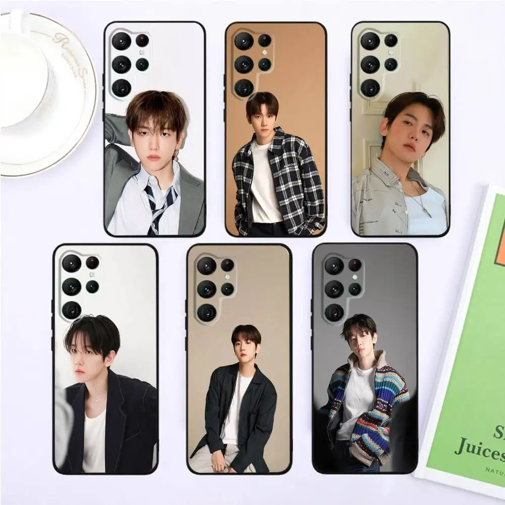 

B-Byun B-Baek-H-yun Phone Case For Samsung S25,S24,S23,22,21,Ultra,Pro,S10,S30Plus,20lite Black Cover