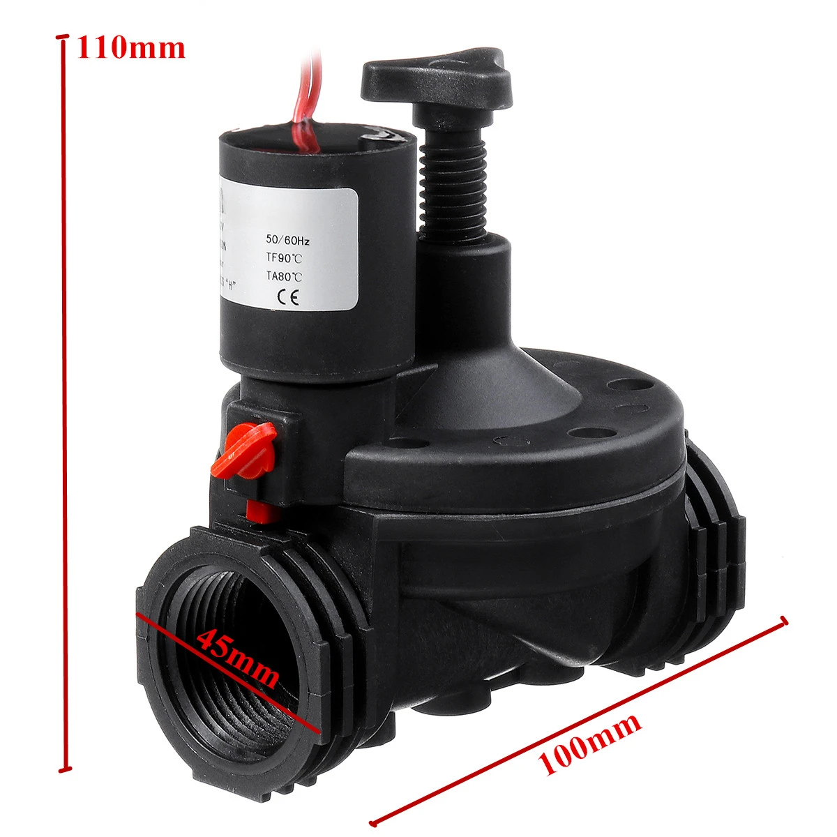 1'' Industrial Irrigation Valve 12V 24V AC Solenoid Valves Garden Controller for Garden Yard Garden Water Timers