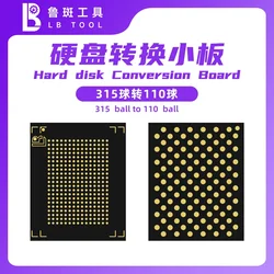 LB TOOL Hard Drive Conversion Board 315 Ball to 110 Ball Support 64GB 128GB 256GB 512GB BGA Soldering Suitable For iPhone iPad