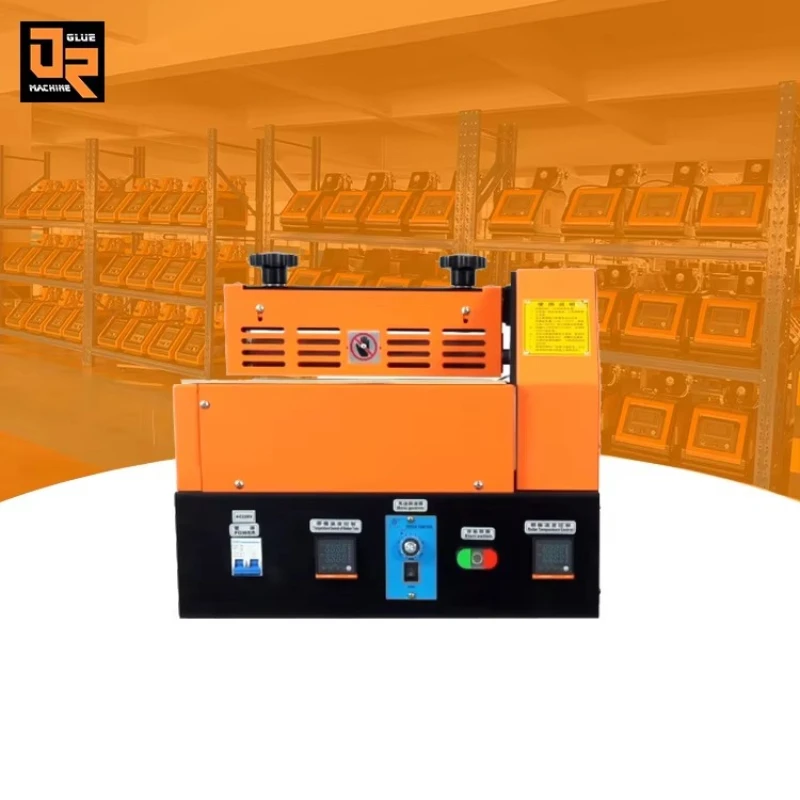 Ce Approved Hot Melt Glue Roller Coater Coating Gluing Machine Paper/Sanitary Products/Box/EVA/Hot Melt Gluing Machine