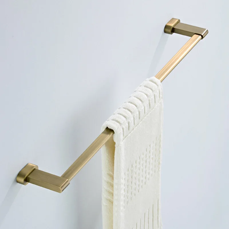 Bathroom Accessories Antique Bronze Towel bar single pole wall mounted towel Rack Bathroom Hardware