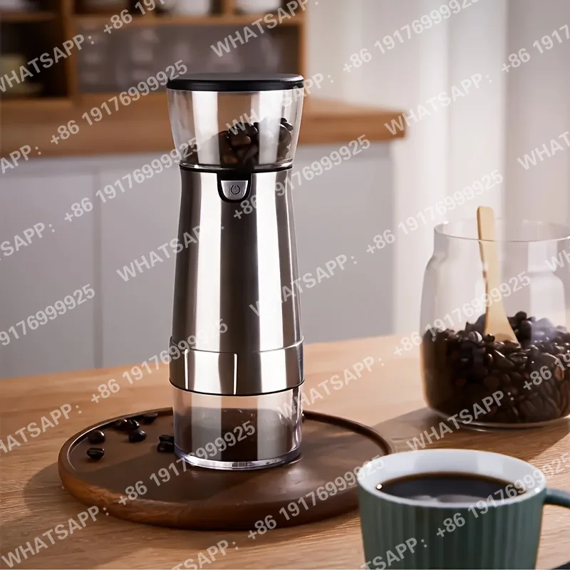 electric-coffee-bean-grinder-usb-rechargeable-stainless-steel-manual-coffee-mill-machine-bean-grinders