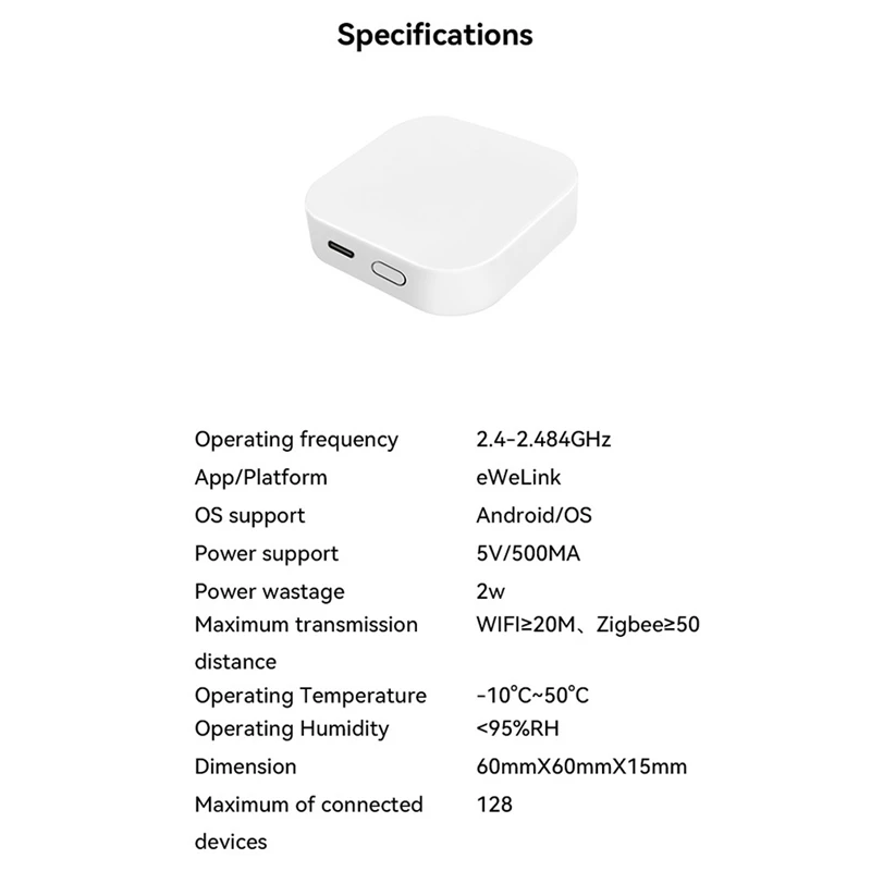 Zigbee3.0 Gateway Hub Wireless Smart Bridge Home Appliance Remote Controller Automation Device Work APP Control