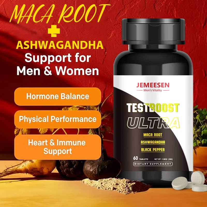 Best Testboost Ashwagandha&Maca Supplement Support for Men\'s Health, Energy, and Endurance