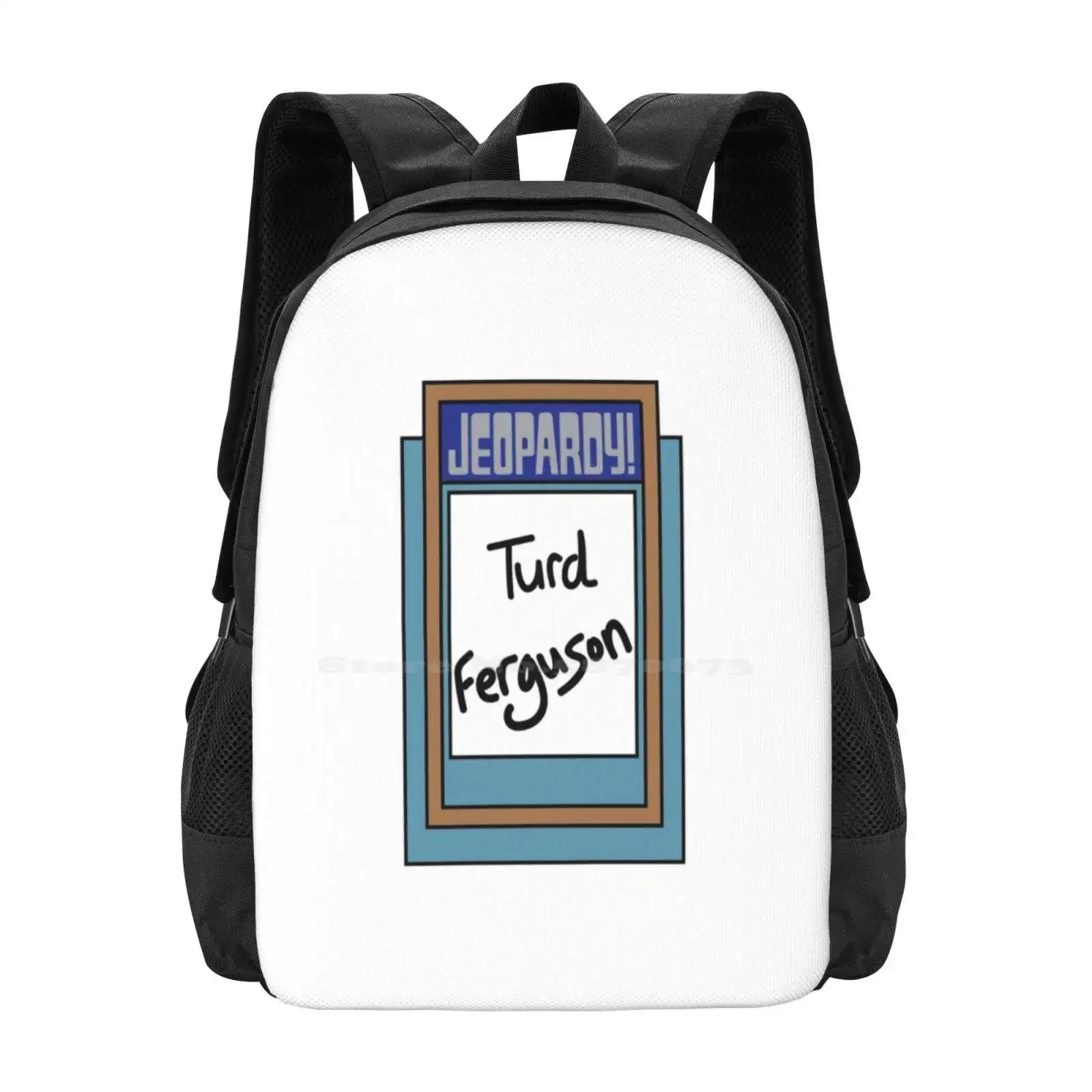 

Turd Ferguson Hot Sale Schoolbag Backpack Fashion Bags Ferguson Burt Reynolds Snl Saturday Night Live Funny Celebrity Jeaopardy