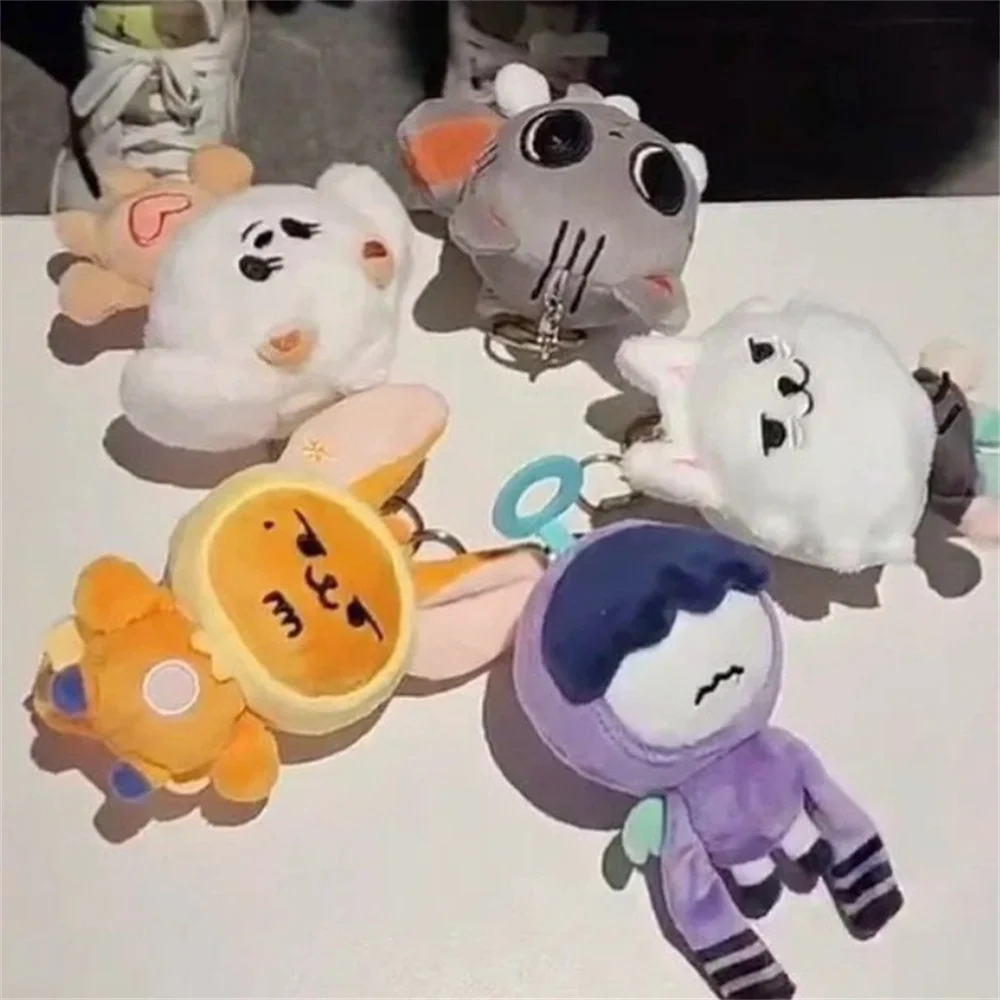 8-13cm KPOP PPULBATU Cute Plush Doll Keychain SooBin YeonJun Bag Accessories TaeHyun BeomGyu Hyuning Kai Fans Collection Gift