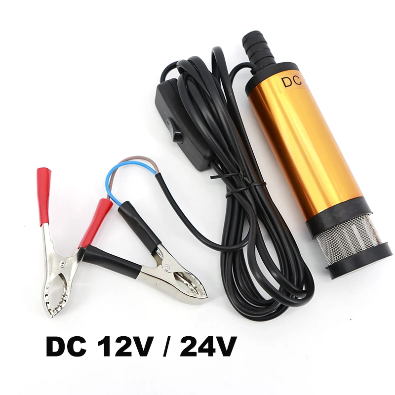 

Электрический погружной масляный водяной насос постоянного тока 12 В 24 В 38 мм, зажим для мини-для дизельного алюминиевого сплава, корпус 12 л/мин, перекачка топлива, накачка M