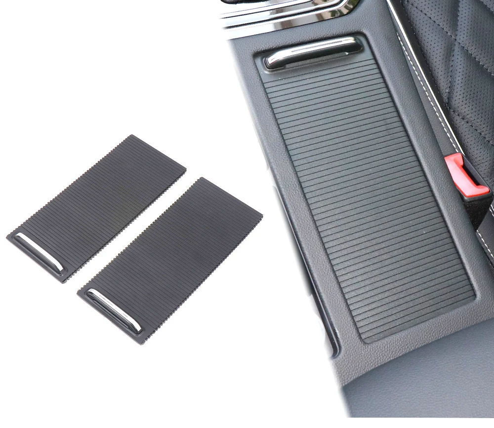 For Passat B8L Center Armrest Box Cover Plate For Volkswagen Cup Holder Pull Curtain Glove Storage Box Sliding Push-pull Cover