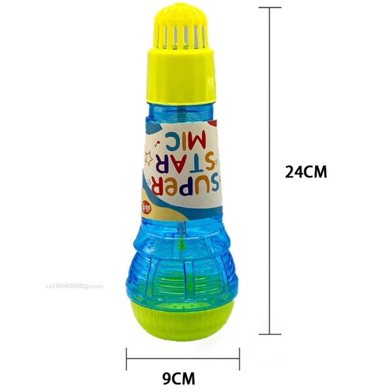 Crianças microfone música cantando brinquedos novo eco microfone modelo de plástico brinquedo retro microfone brinquedo para cantar e comunicação brinquedos