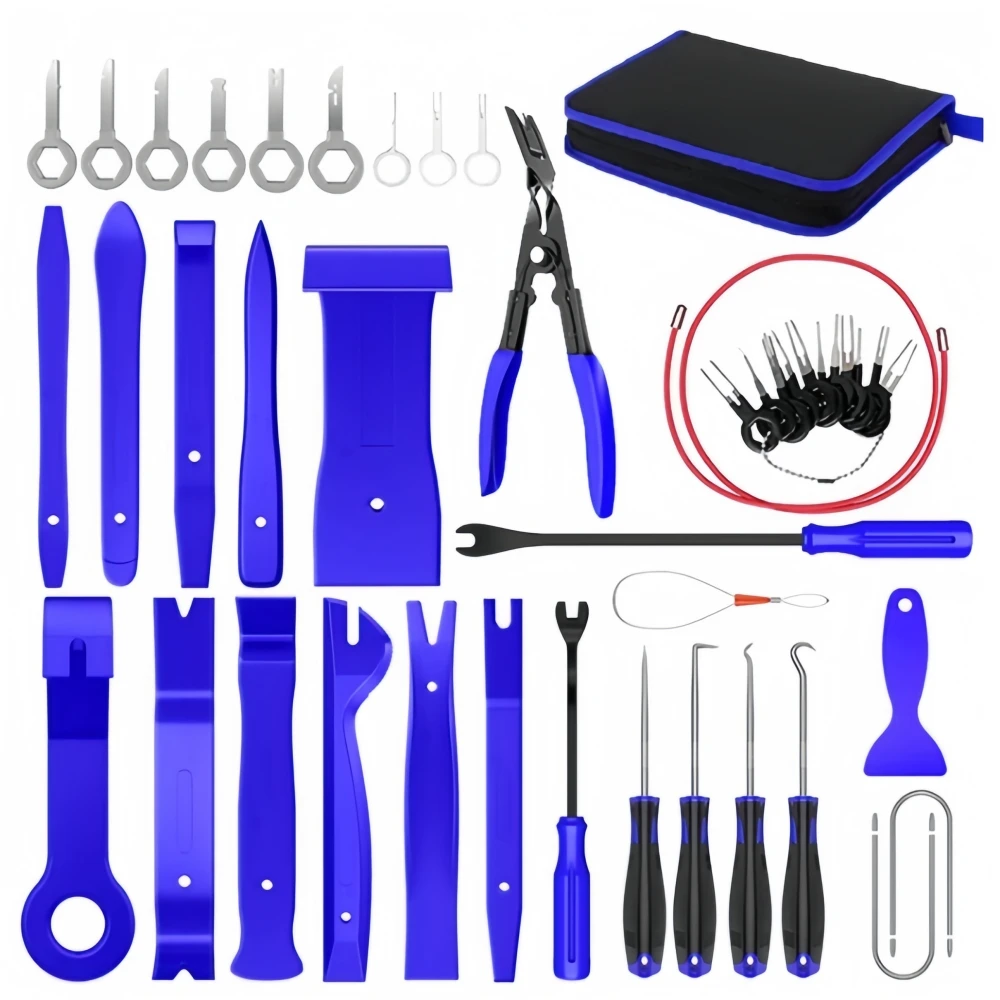 Auto Innen Demontage Kit Auto Kunststoff Trim Removal Tool Auto Clips Puller Diy Panel Werkzeuge Für Auto Trim Puller Set
