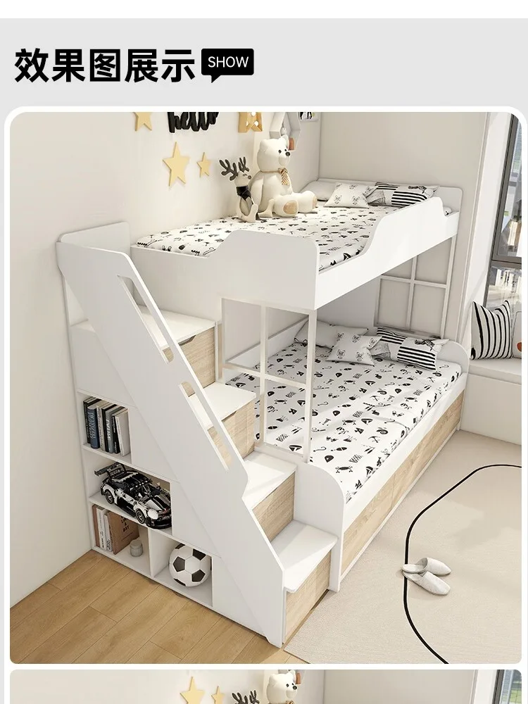 Wardrobe-type staircase cabinet sold separately, drawer-type staircase cabinet, separate upper and lower bed staircase