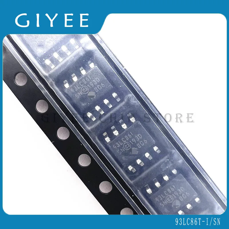 10PCS 93LC86CT-I/SN…