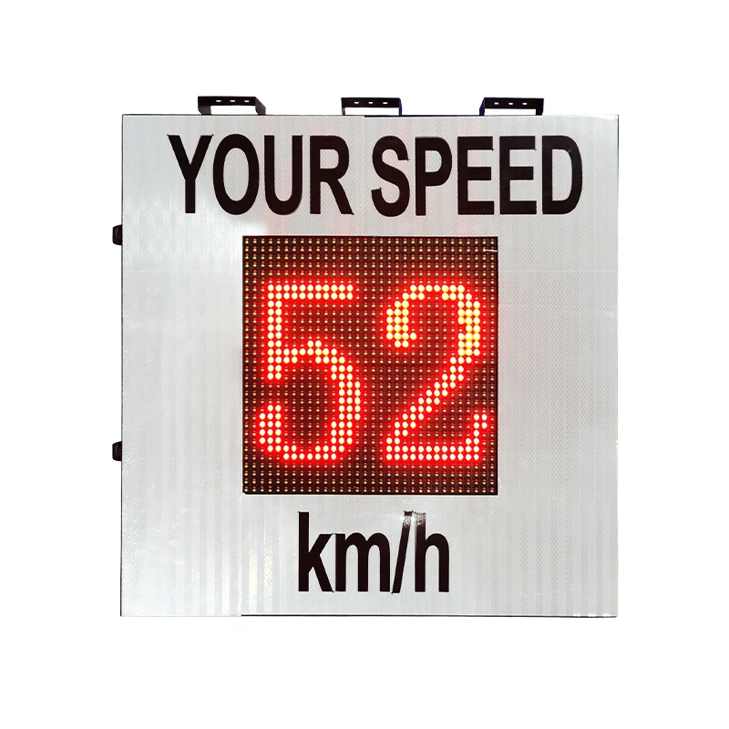 Custom Traffic Road Warning Sign Radar Speed Variable Display Speed Limit Sign