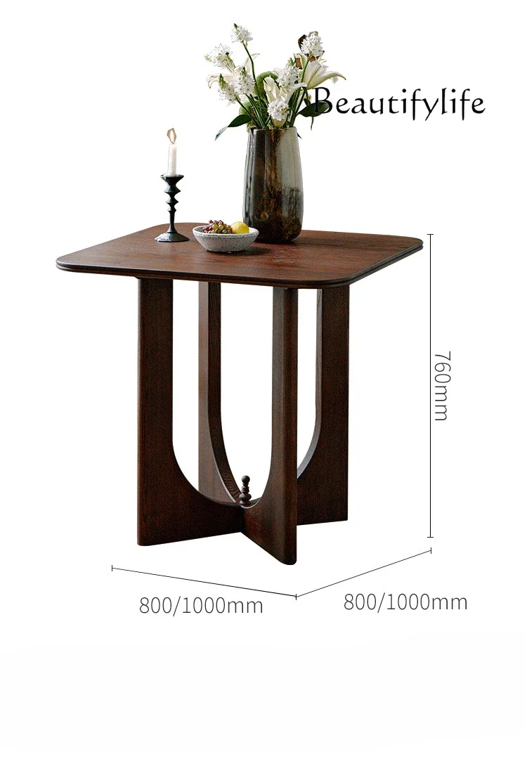 

X36 New Chinese Style Tea Room Balcony Small Tea Table Japanese Style Household Solid Wood Simple Small Tea Table