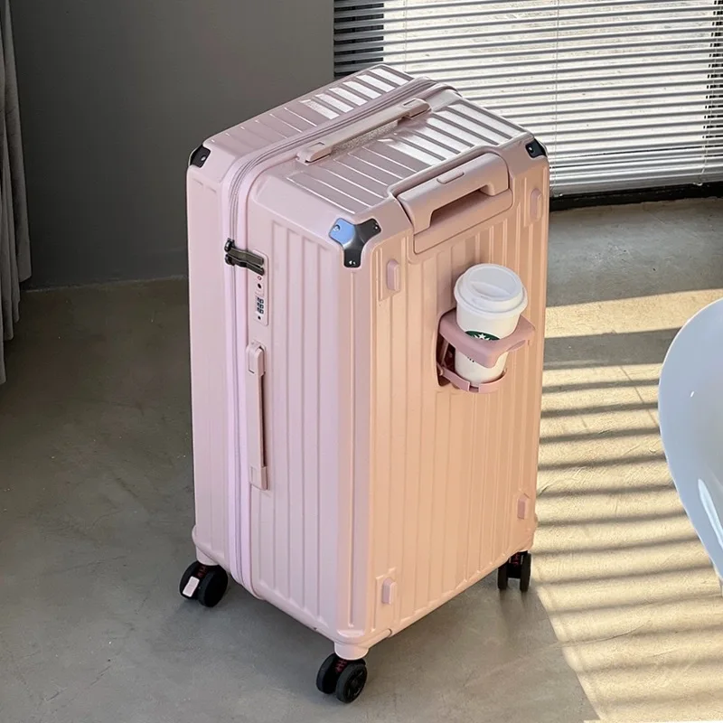 

Large-capacity suitcase, anti-drop tie rod password suitcase.