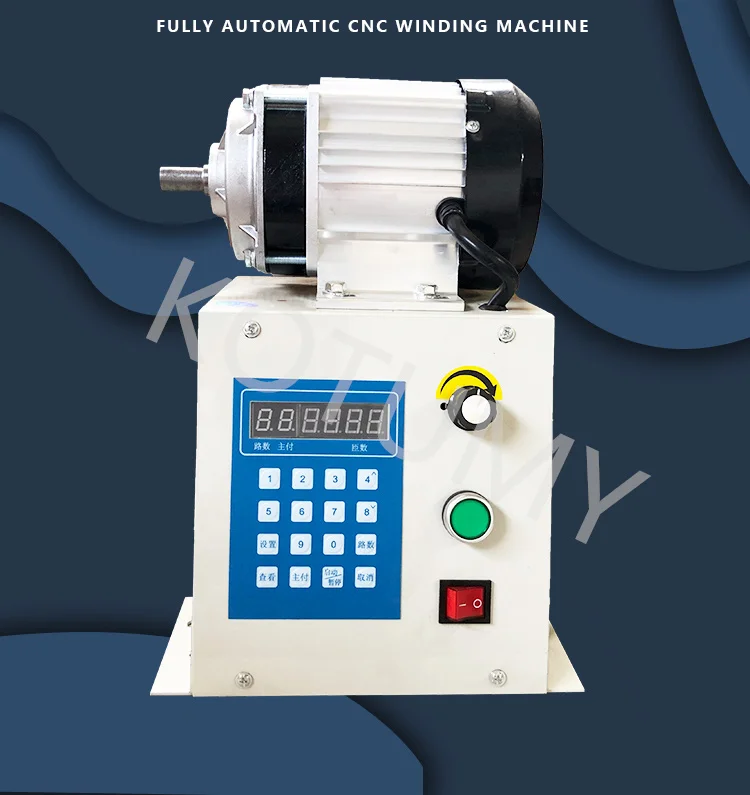 Fully Automatic CNC Winding Machine,Enameled Wire Winding Mold Machine, Electric Programmable Automatic Counter,  High Torque Tr