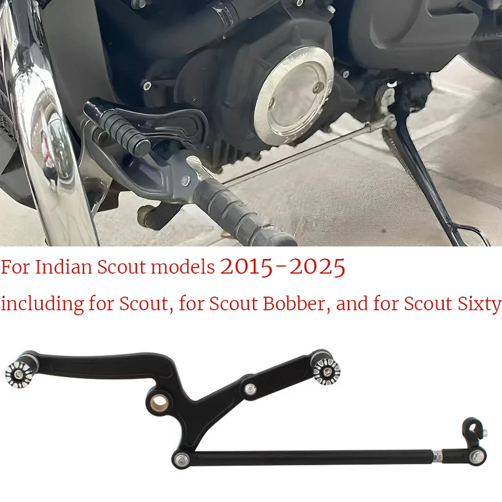 For Indian Scouts Hussar Bobber and Scout Sixty 2015-2025 Motorcycle Shift Linkage Rod&Gear Shift Lever&Shift Rocker Arm