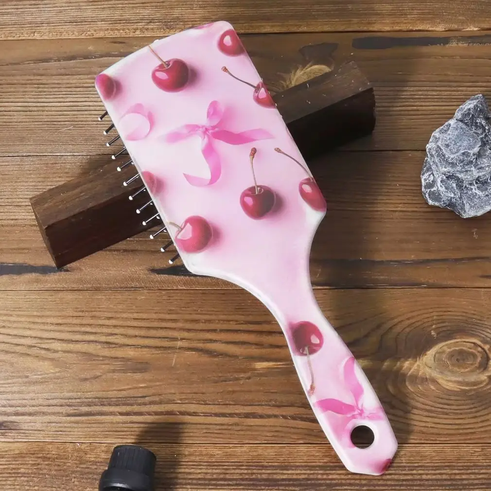 1 шт. квадратная расческа с подушкой безопасности с принтом, удобная антистатическая воздушная подушка, нейлоновая щетка, портативная расческа, специально для париков из натуральных волос