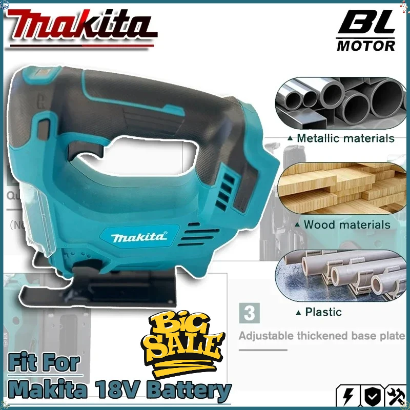 

Аккумуляторная погружная пила Makita, портативный многофункциональный инструмент для деревообработки, совместимый с аккумуляторами Makita 18V и 20V.