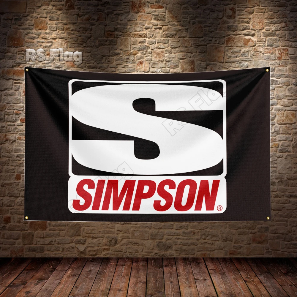 3x5 Ft Simsons Flag Polyester Printed Motorcycle Flags for Decor