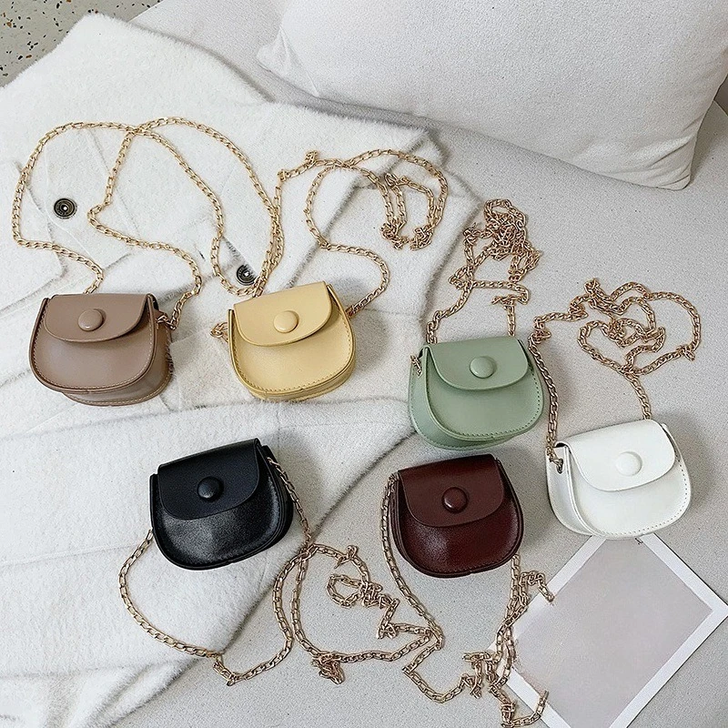 

New Mini Shoulder Bag Women PU Leather Crossbody Bag Simple Solid Color Messenger Bag Fashion Handbags Pouch