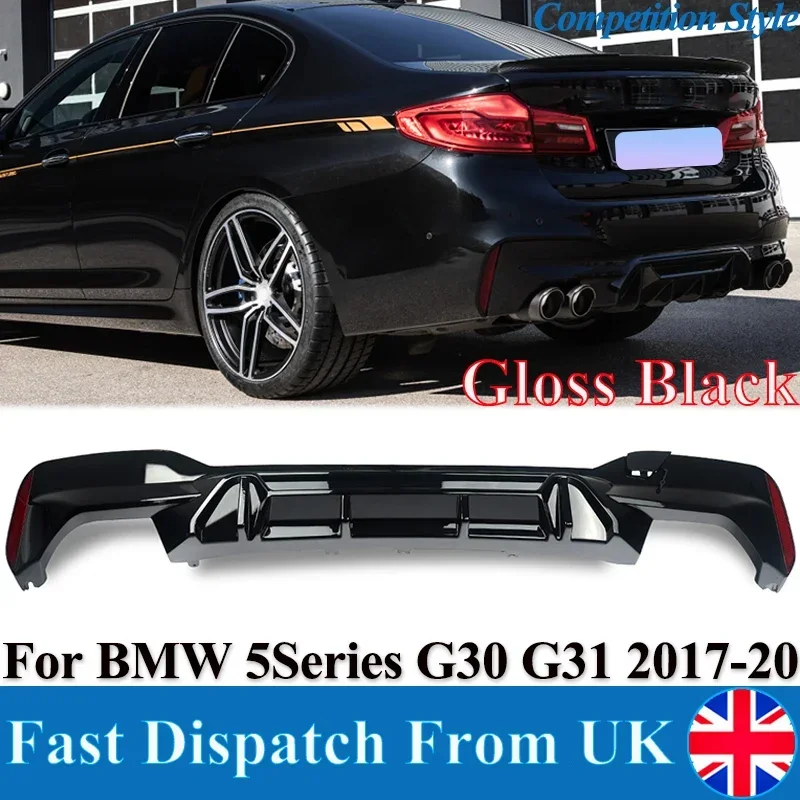 

MagicKit Black M5 Competition Style Rear Diffuser For BMW G30 G31 G38 M Sport 2017-2020