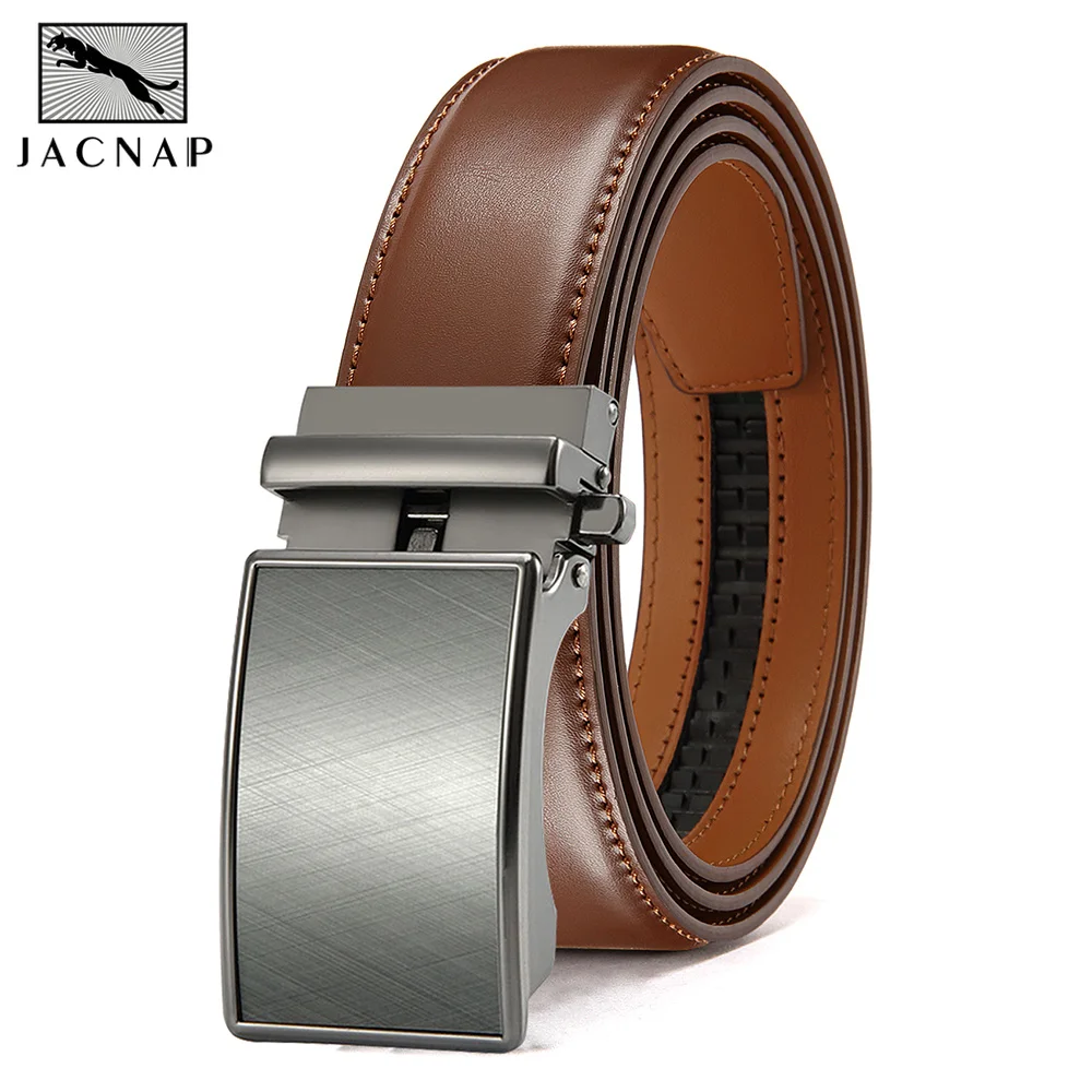

Mens Leather Belt Automatic Genuine Leather Belts Belt Male Leisure Fashion Ratchet Belts for Men Pants Waistband Ремень