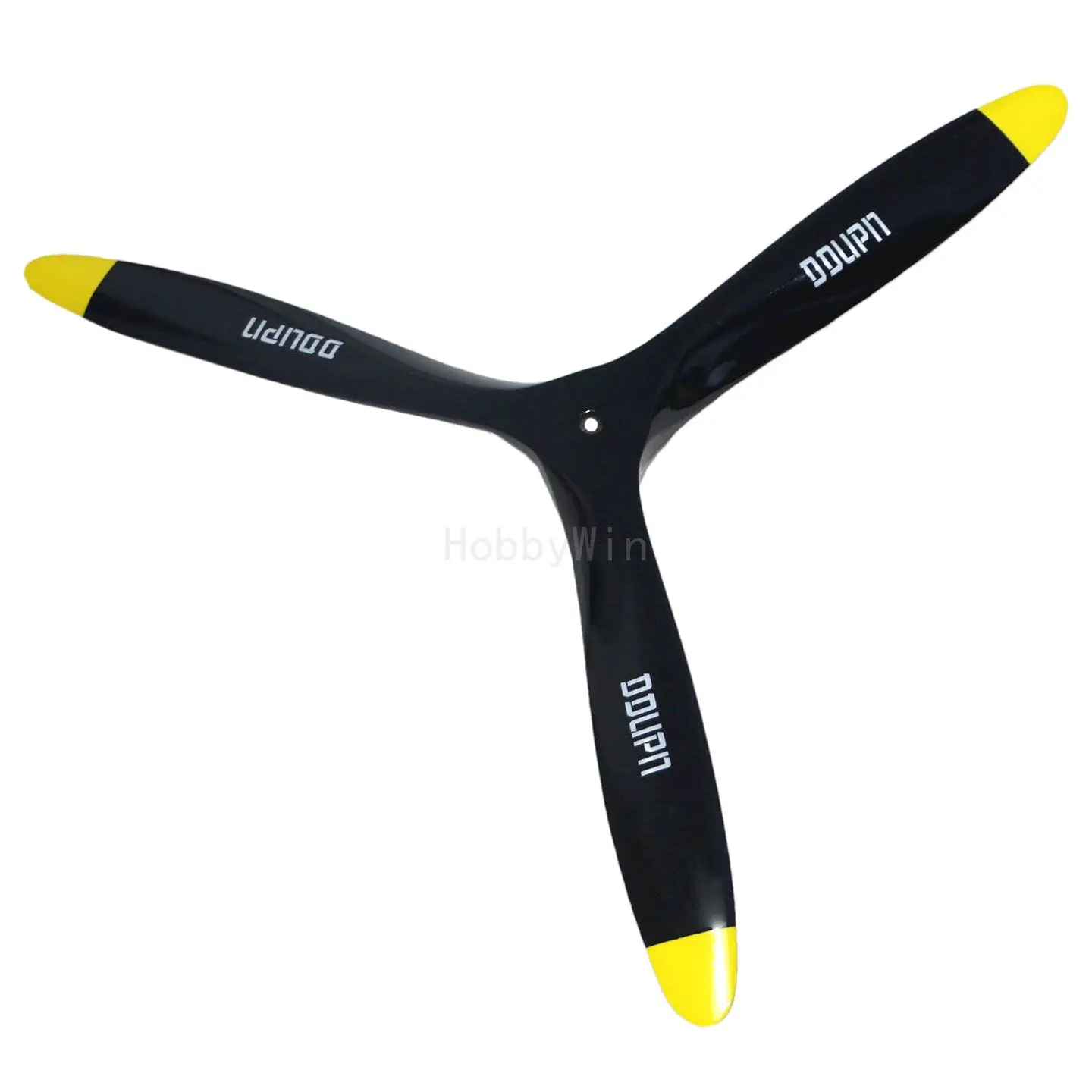 Hélice à bois à 3 pales 20 pouces 20x6 20x8 20x10 20x12, extracteur de puissance de moteur noir pour avion RC Warbird Sporter Trainer