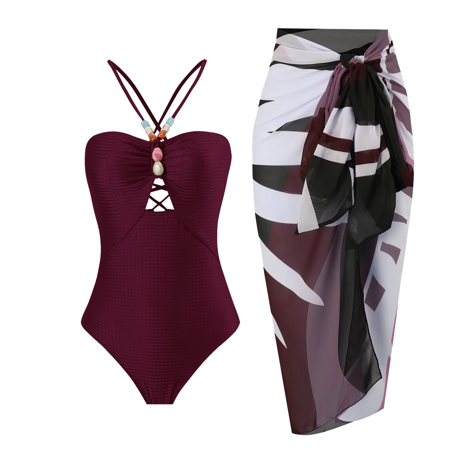 Imagem -02 - Zafuaz-maiô de Uma Peça com Design 3d Flor para as Mulheres Biquíni de Luxo Conjunto Saia Monokini Roupas de Praia 2024