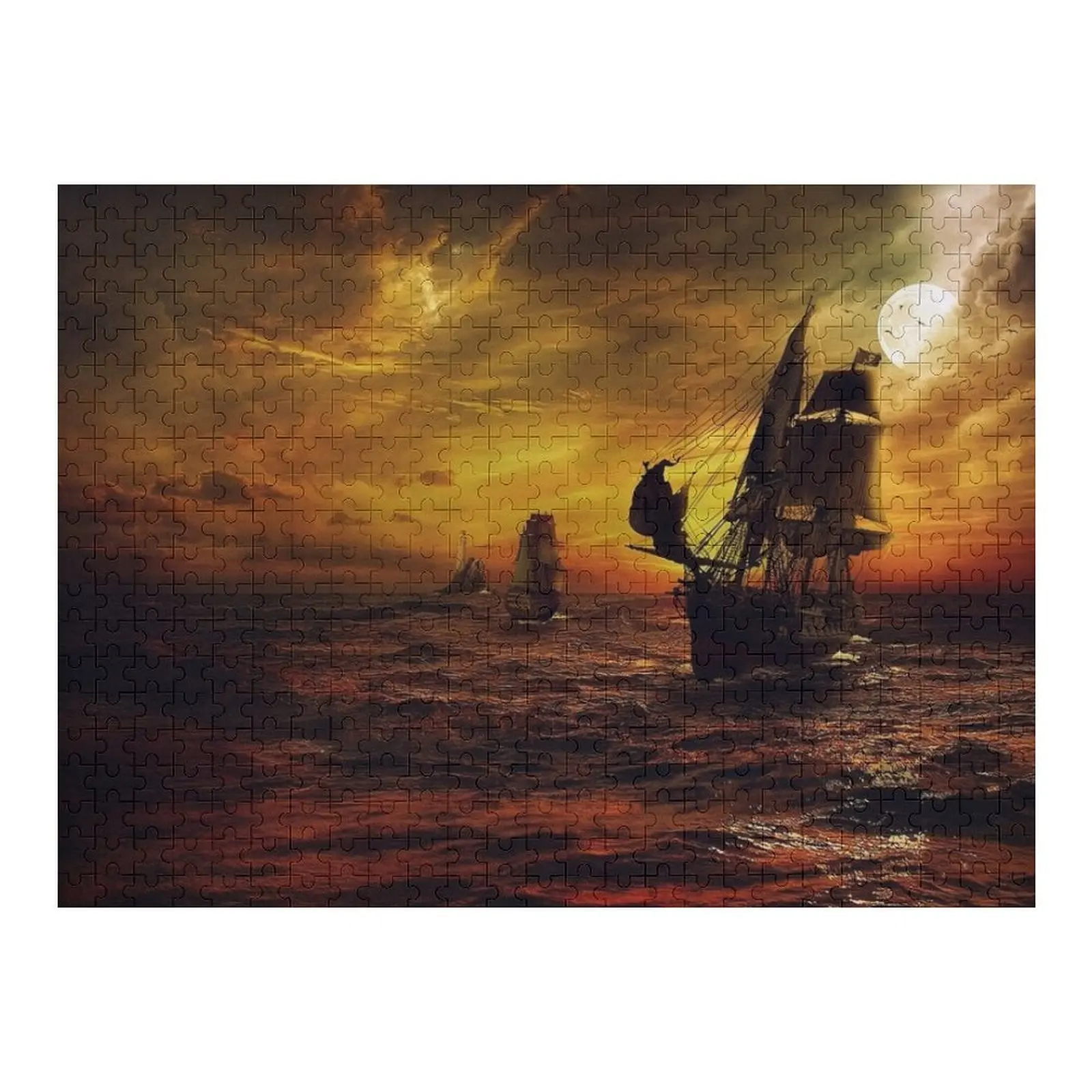 

Ships At Sea Jigsaw Puzzle Personalized Photo Gift Picture Personalized For Kids Puzzle