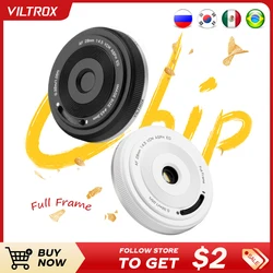 VILTROX 28mm F4.5  Full Frame  Full Frame Lens Retro Ultra-thin 60g For Sony E Mount A7C A6400 A6700 ZV-E10 A7M5 a7iii