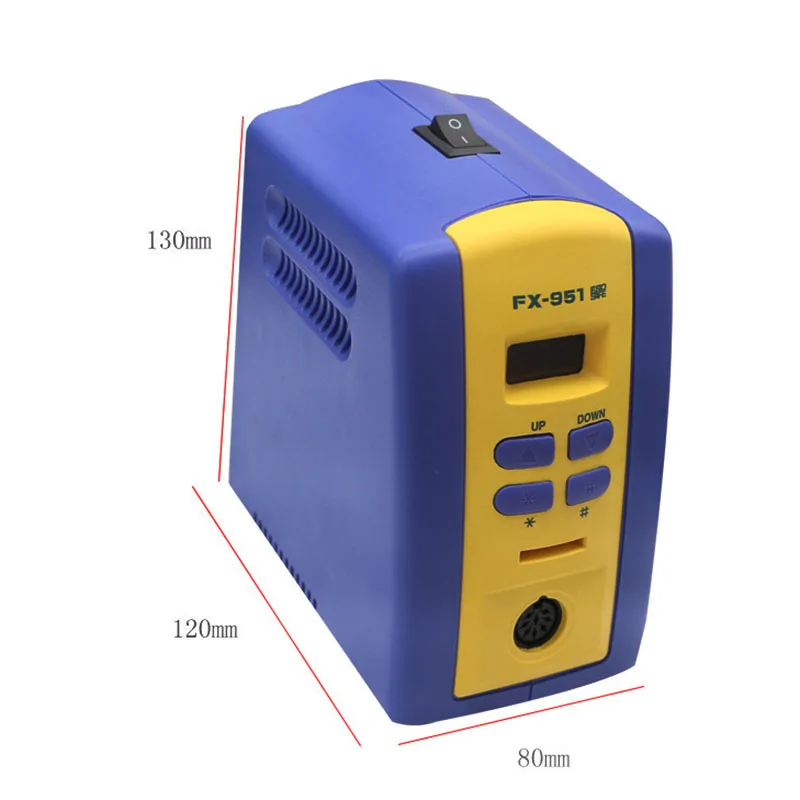 FX-951 Lead-Free Digital Display Constant Temperature Soldering Station With 75W Soldering Iron Set