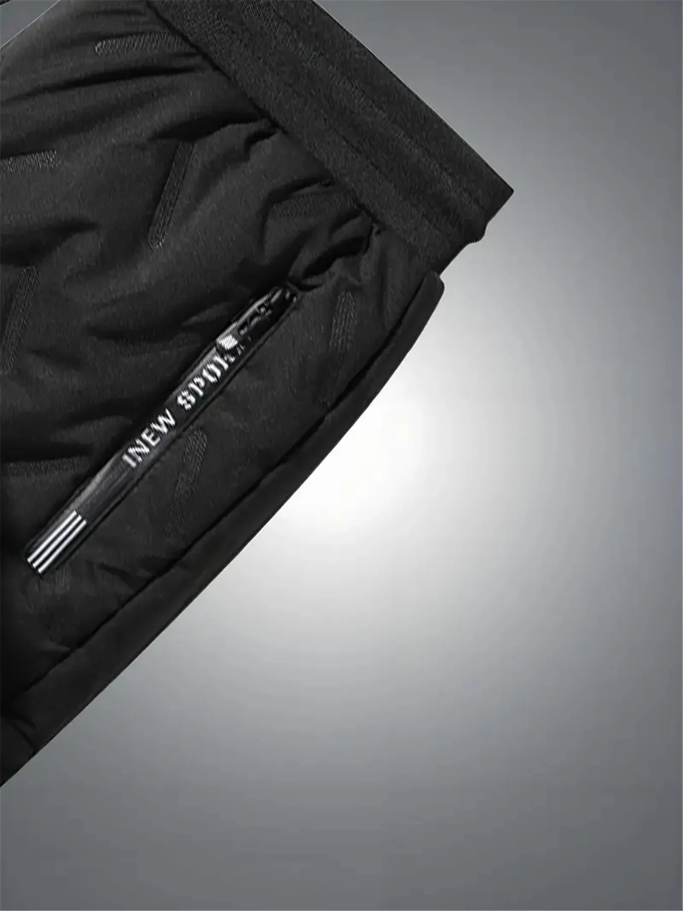 Herren-Winterhose, winddicht, 2er-Pack, lässige Herren-Jogginghose mit Fleece-Futter, thermische Herren-Sportbekleidung für kaltes Wetter, gepolstert. – Detail 4