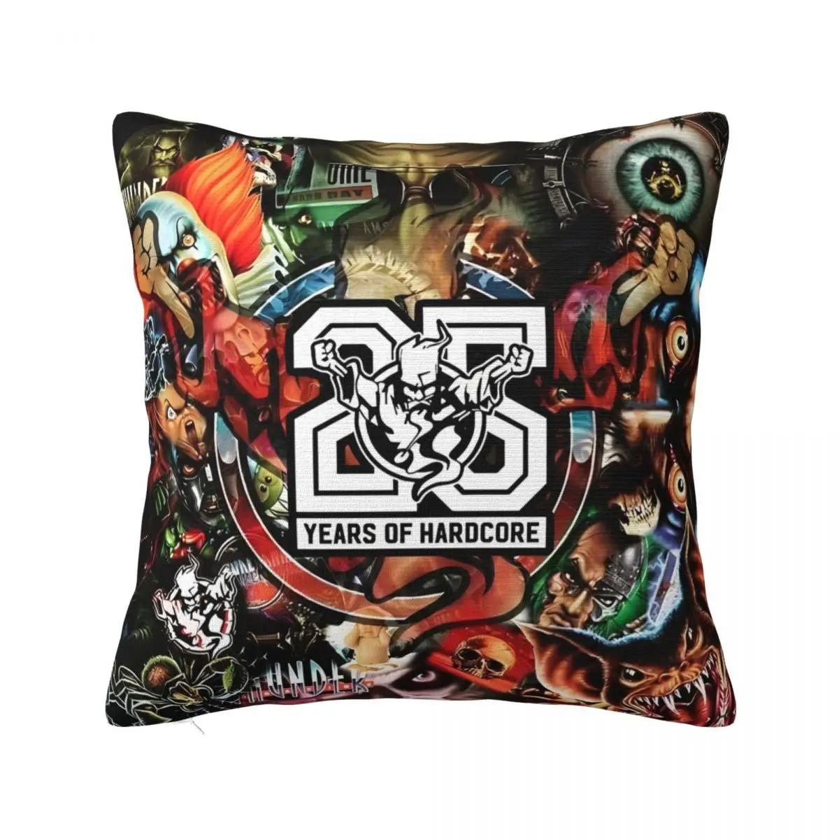 Thunderdom Hardcore Wizard Music Square Pillow Case Cushion Cover Customized Zippered Decor Pillowcase for Sofa 40x40cm